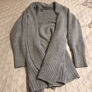 Gray cardigan